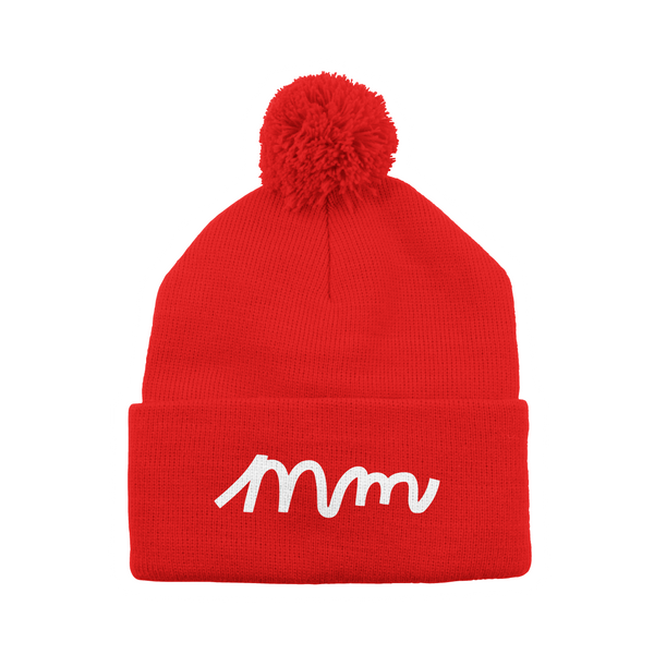 mm red beanie